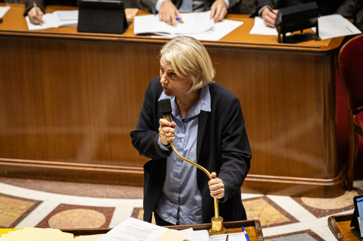 Stéphanie Rist, ministre de la Santé, des Familles, de l’Autonomie et des Personnes handicapées - Photo par TELMO PINTO / NURPHOTO / NURPHOTO VIA AFP