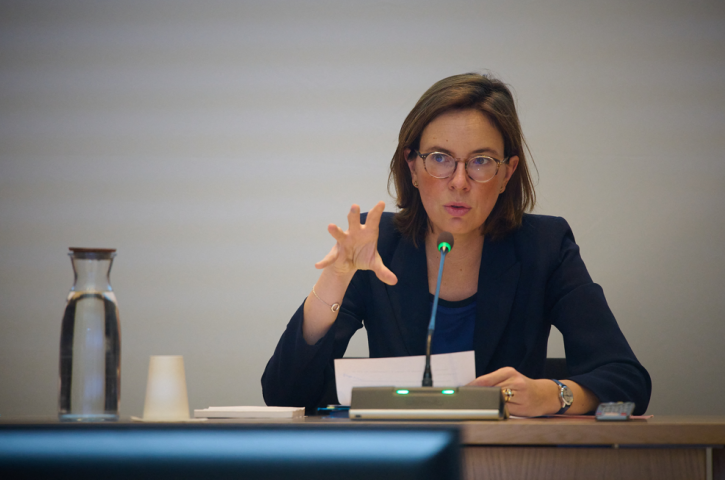 Amélie de Montchalin, Première présidente de la Cour des comptes - Photo par VALENTIN FAIVRE / HANS LUCAS / HANS LUCAS VIA AFP