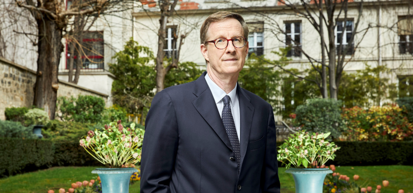 André Francois-Poncet, président du directoire de Wendel - Bruno LEVY/CHALLENGES-REA