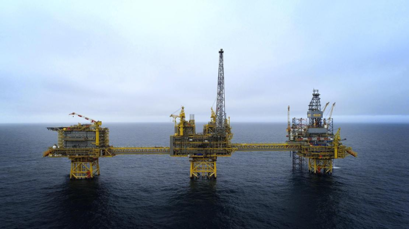 Plateforme de Culzean (crédits: TotalEnergies)