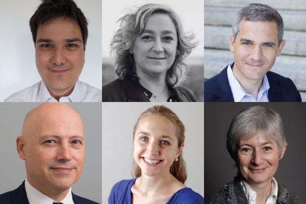 Antonin Bergeaud, Florence Jusot, Vincent Pons, Pauline Rossi et Emmanuelle Taugourdeau ainsi que Benoit Mojon viennent de rejoindre le Conseil d’analyse économique. DR CAE