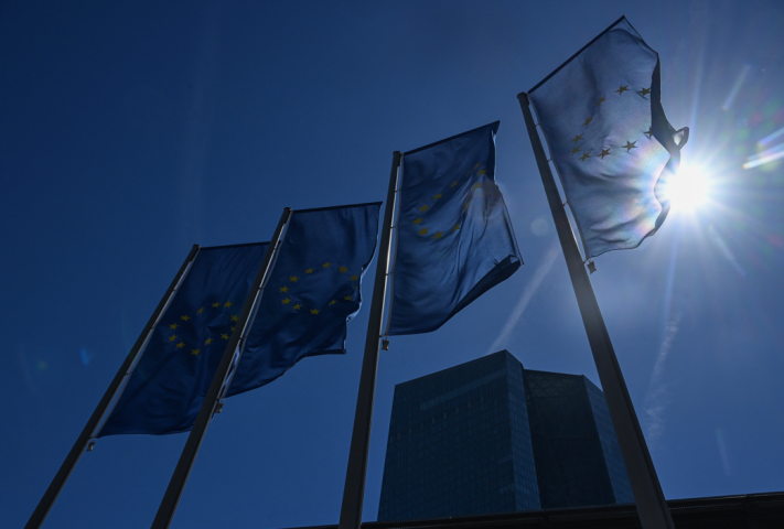ECB. Photo par KIRILL KUDRYAVTSEV / AFP