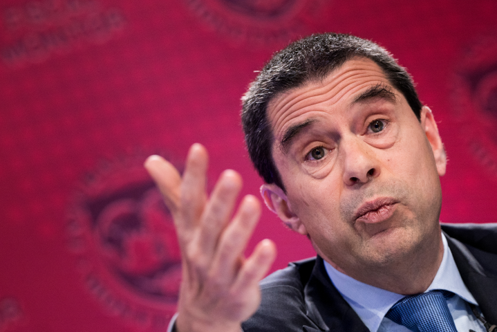 Vitor Gaspar, responsable du département des finances publiques du FMI - Brendan Smialowski / AFP