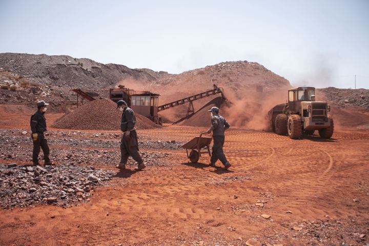 Minerai de fer au Brésil (crédits Pezhman Molaei/MEI-REA)