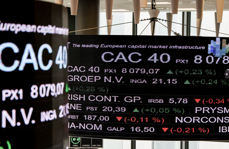 Bourse (Photo : Ludovic MARIN / AFP)