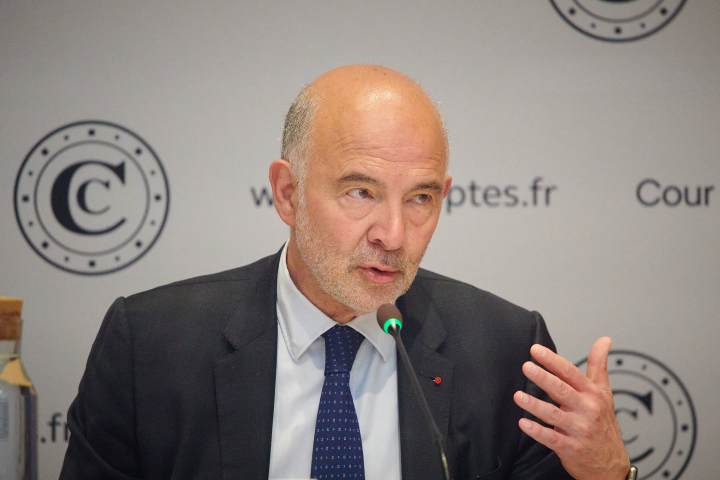 Pierre Moscovici, Premier président de la Cour des comptes - Valentin Faivre / Hans Lucas / Hans Lucas via AFP