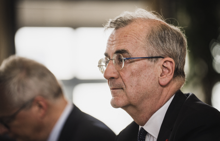 François Villeroy de Galhau, gouverneur de la Banque de France. Xose Bouzas / Hans Lucas / Hans Lucas via AFP