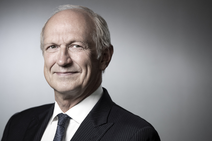 Jean-Paul Agon, président du conseil d'administration de L'Oréal (Photo by JOEL SAGET / AFP)