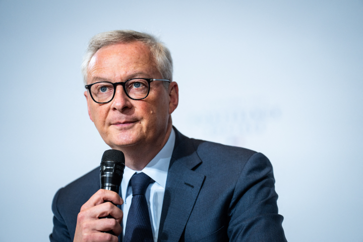 Le ministre de l'Economie et des Finances, Bruno Le Maire (Photo by Xose Bouzas / Hans Lucas / Hans Lucas via AFP)