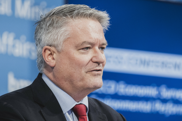 Mathias Cormann, secrétaire général de l'OCDE (Florian Gaertner/dpa Picture-Alliance via AFP)
