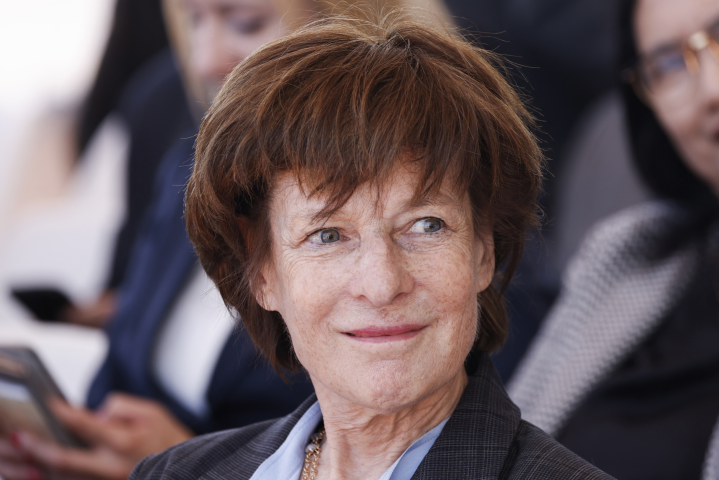 Patricia Barbizet (Photo by Ludovic MARIN / POOL / AFP)