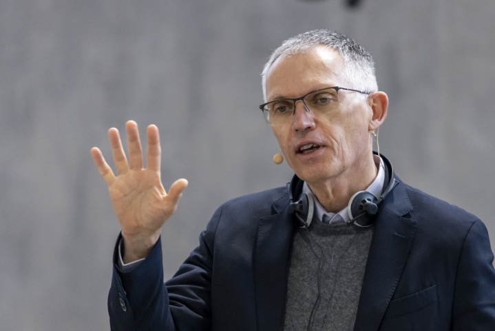 Carlos Tavares, directeur général de Stellantis (Photo by Mauro Ujetto / NurPhoto / NurPhoto via AFP)