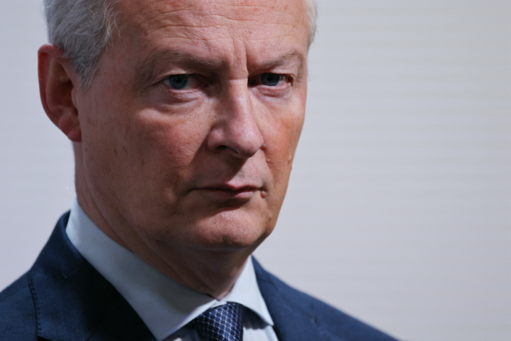 Bruno Le Maire, ministre de l'Economie, des Finances et de la Souveraineté industrielle et numérique - Thomas SAMSON / AFP

