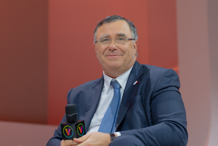 Patrick Pouyanné, président-directeur général de TotalEnergies (©Hans Lucas via AFP)