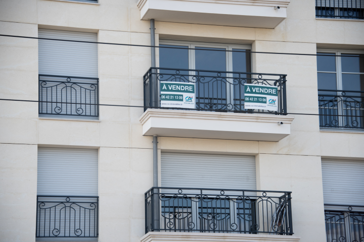 Logement à vendre. Magali Cohen / Hans Lucas / Hans Lucas via AFP