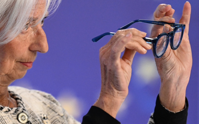 Christine Lagarde, présidente de la Banque centrale européenne - Photo par KIRILL KUDRYAVTSEV / AFP