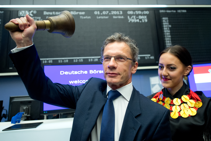 Boris Vujcic, gouverneur de la Banque nationale de Croatie - BORIS ROESSLER / DPA / AFP