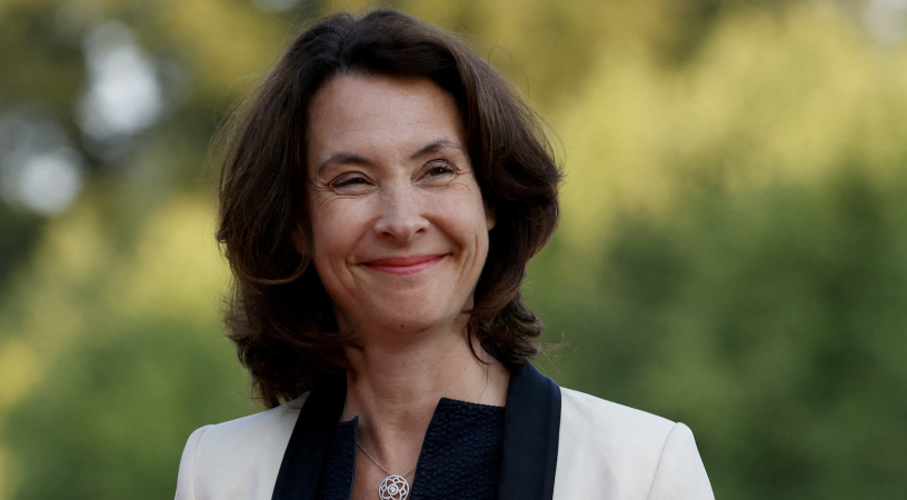 Estelle Brachlianoff, directrice générale de Veolia (©Ludovic MARIN / AFP / POOL)