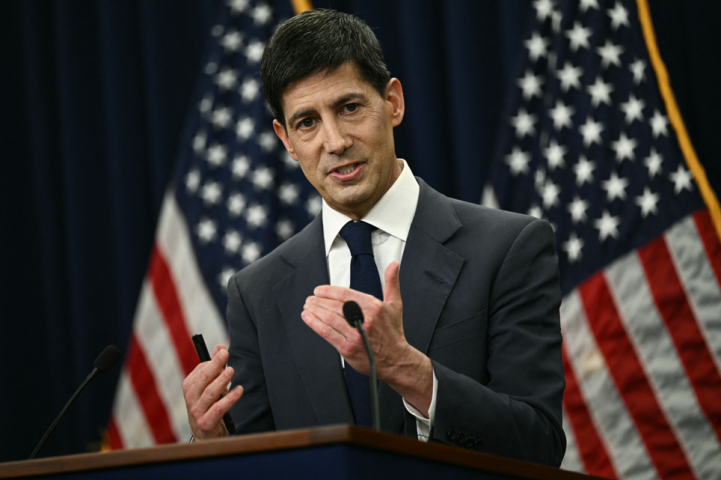 Kevin Warsh, président de la Réserve fédérale américaine - Photo par BRENDAN SMIALOWSKI / AFP
