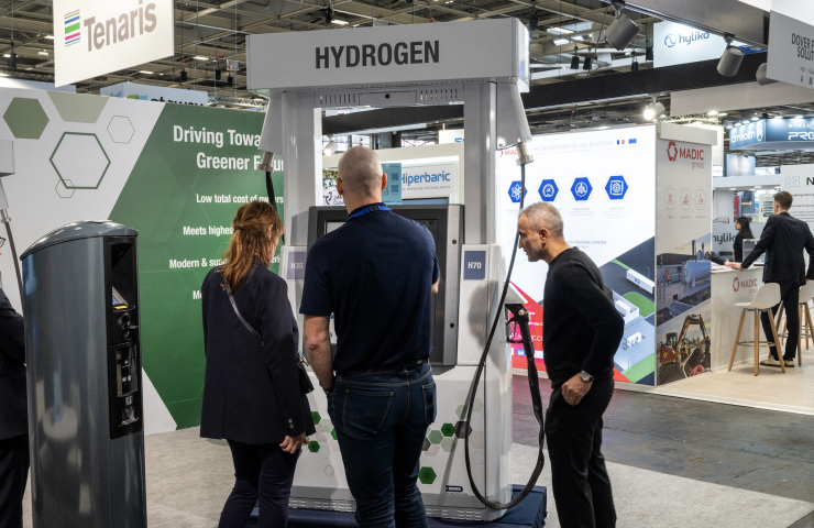 Hydrogène. Photo by Riccardo Milani / Hans Lucas / Hans Lucas via AFP