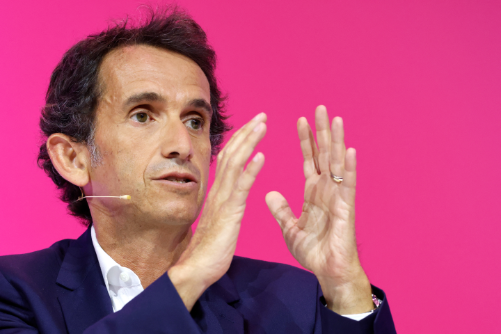 Alexandre Bompard, le PDG de Carrefour - Photo by Ludovic MARIN / AFP