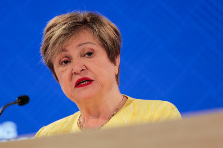 Kristalina Georgieva, directrice générale du Fonds monétaire international - Photo par KENT NISHIMURA / AFP