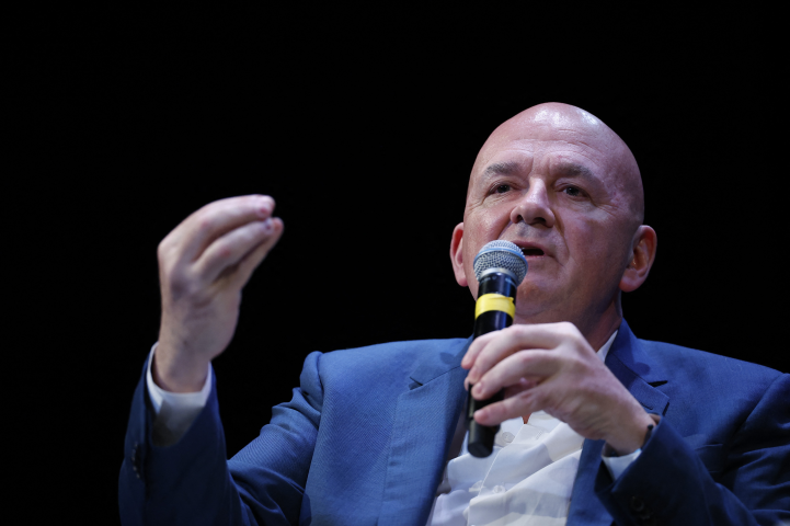 Stéphane Boujnah remet sur la table l’hypothèse d’un rapprochement avec Deutsche Börse. (Photo by Ian LANGSDON / AFP)