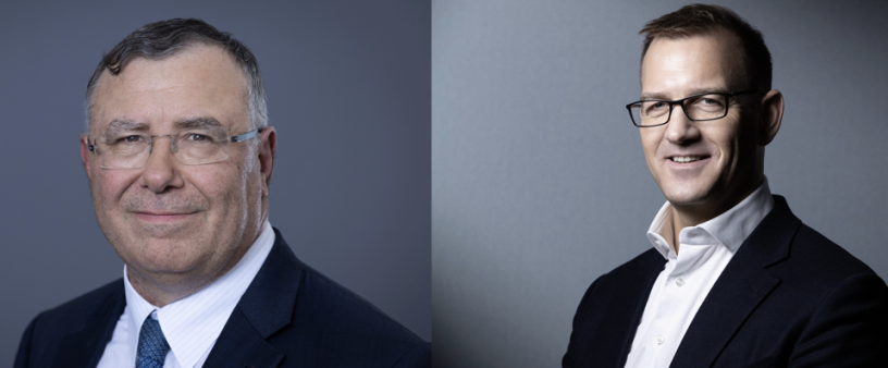 Patrick Pouyanné et Daniel Křetínský  (Alain JOCARD / AFP et JOEL SAGET / AFP)
