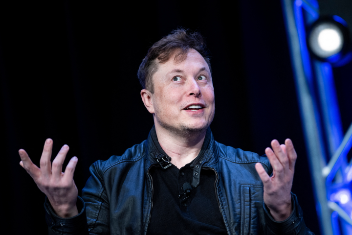 Elon Musk, le PDG de Tesla - Photo by Brendan Smialowski / AFP