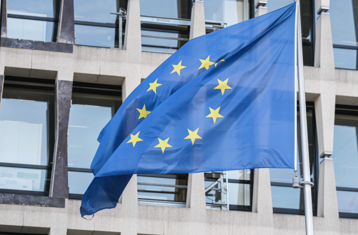 Drapeau européen. Jean-Michel Delage / Hans Lucas / Hans Lucas via AFP