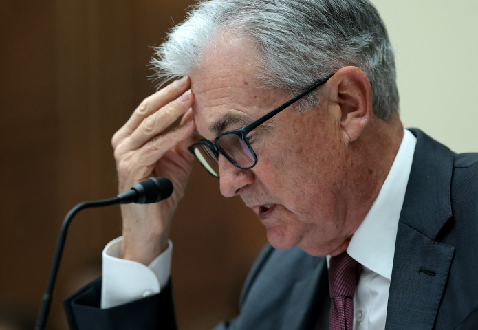 Jerome Powell, président de la Réserve fédérale américaine - WIN MCNAMEE / GETTY IMAGES NORTH AMERICA / Getty Images via AFP