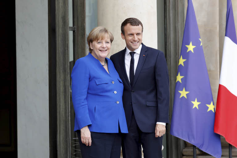 Angela Merkel - Emmanuel Macron - France - Allemagne