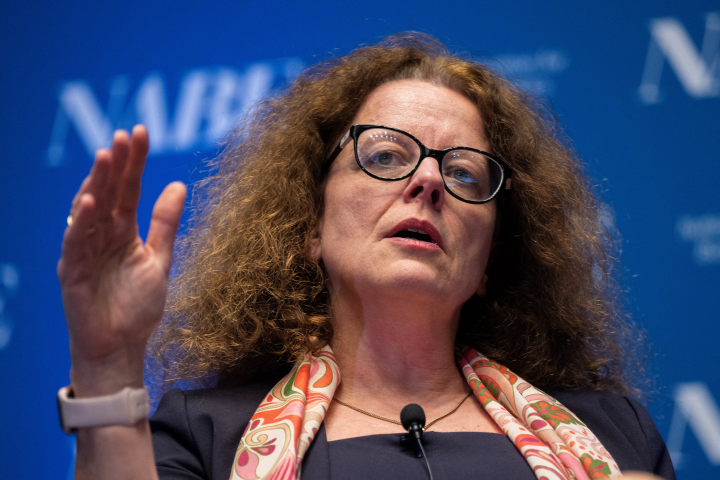 Isabel Schnabel, membre du directoire de la Banque centrale européenne - ANDREW CABALLERO-REYNOLDS / AFP