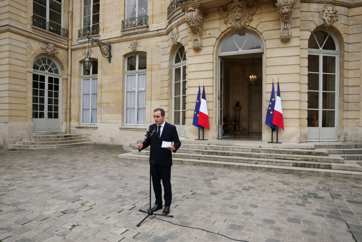 Sebastien Lecornu. by Stephane Mahe / POOL / AFP