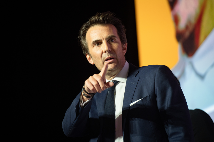 Yannick Bolloré, président du conseil de surveillance de Vivendi (Eric TSCHAEN/REA)