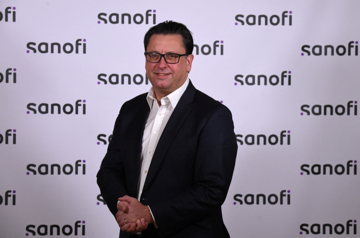 Paul Hudson, directeur exécutif de Sanofi - ERIC PIERMONT / AFP
