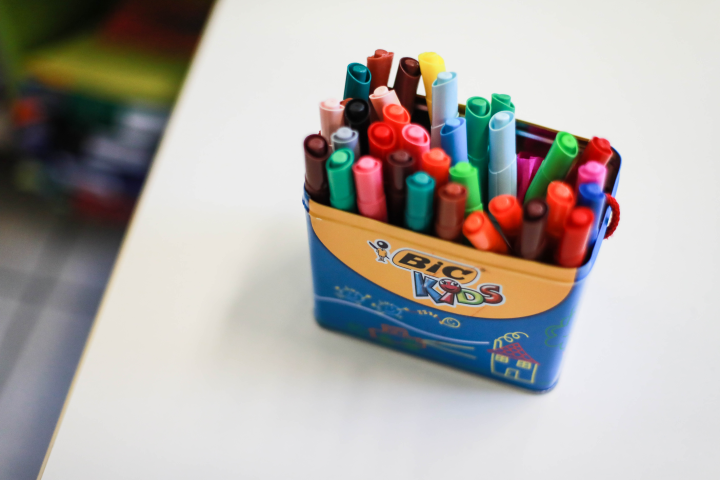 Section de maternelle dans une ecole primaire a la campagne