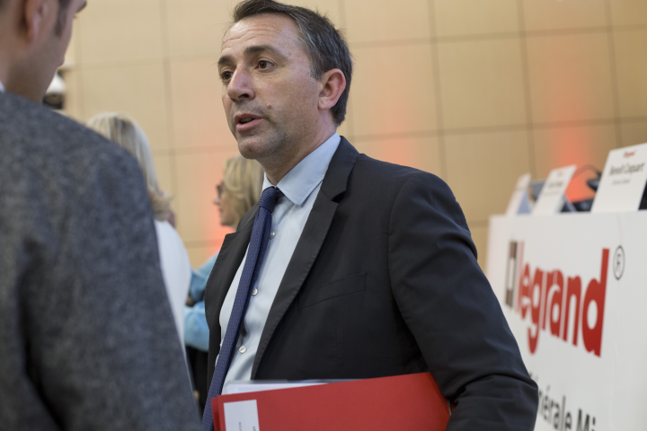Benoit Coquart, le directeur général de Legrand - Marta NASCIMENTO/REA