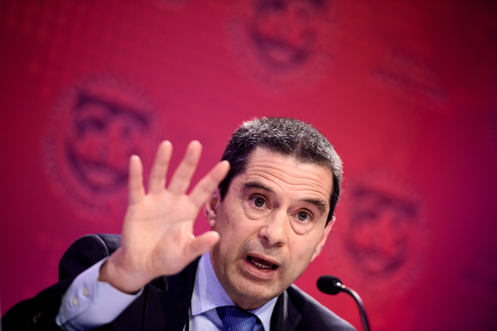 Vitor Gaspar, directeur du département des affaires budgétaires du FMI - Brendan Smialowski / AFP