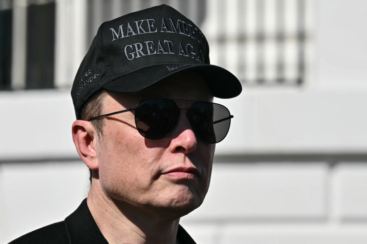 Elon Musk (Photo by Mandel NGAN / AFP)