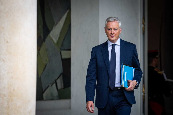 Le ministre de l'Economie et des Finances, Bruno Le Maire (©(Photo by Xose Bouzas / Hans Lucas / Hans Lucas via AFP)