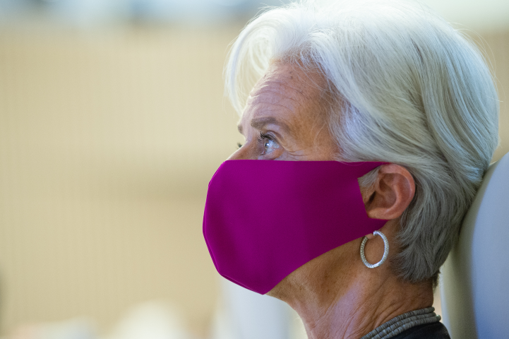 Christine Lagarde, présidente de la Banque centrale européenne - Eric TSCHAEN/REA