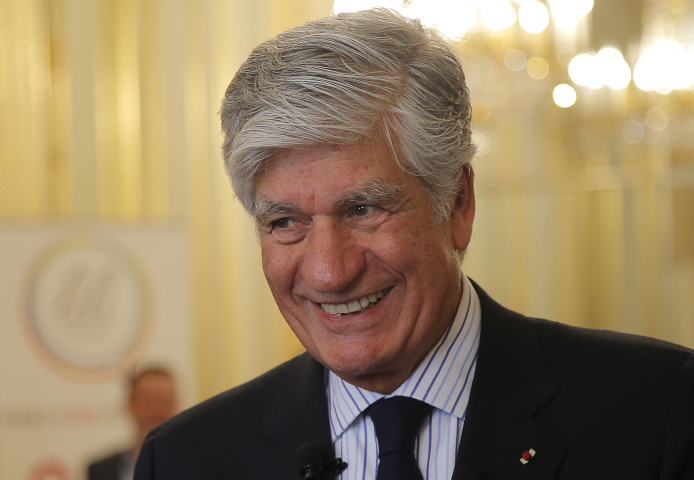 Le fonds Ycor de Maurice Lévy a fait une offre pour Solocal - Photo by Michel Euler / POOL / AFP