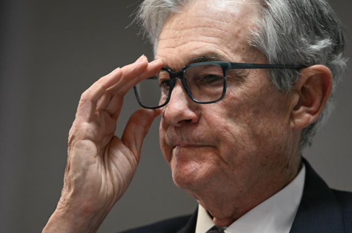 Jerome Powell, président de la Réserve fédérale américaine - Brendan SMIALOWSKI / AFP