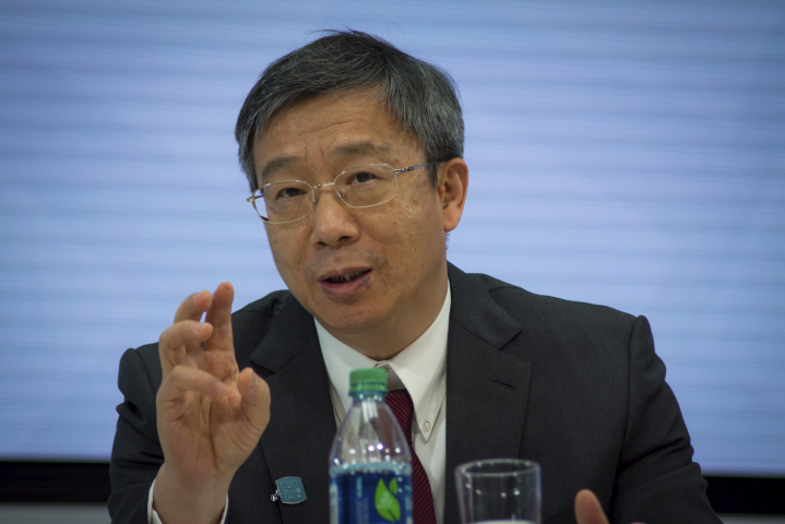 Yi Gang, gouverneur de la Banque populaire de Chine - DIMITRIOS MANIS/ZUMA/REA