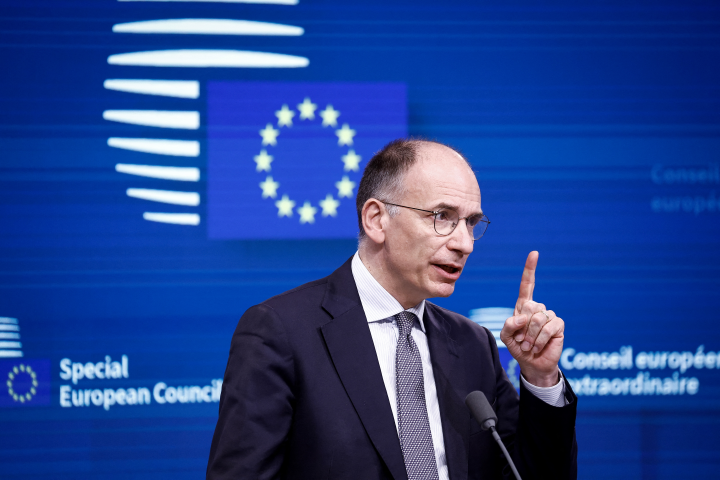 Enrico Letta, ex-Premier ministre de l'Italie - Kenzo TRIBOUILLARD / AFP

