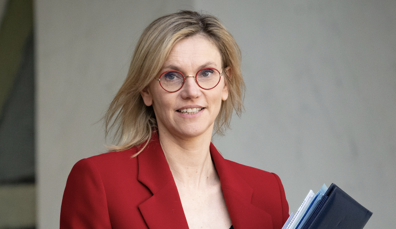 Agnes Pannier Runacher, ministre de la Transition énergetique (©Eric TSCHAEN/REA)