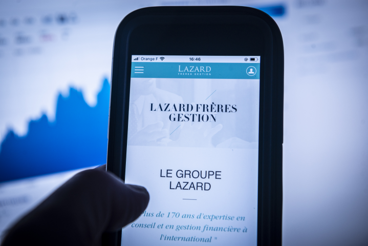 Site internet de Lazard Frères (KERMALO/REA)