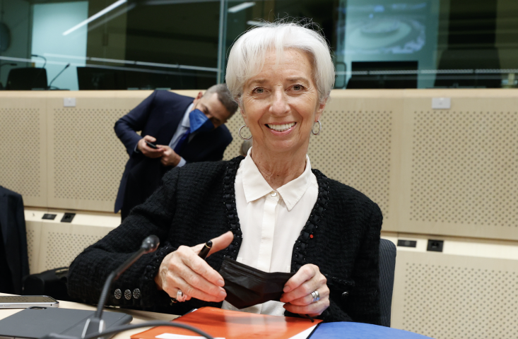 Christine Lagarde, présidente de la Banque centrale européenne - ©EUC/ROPI-REA