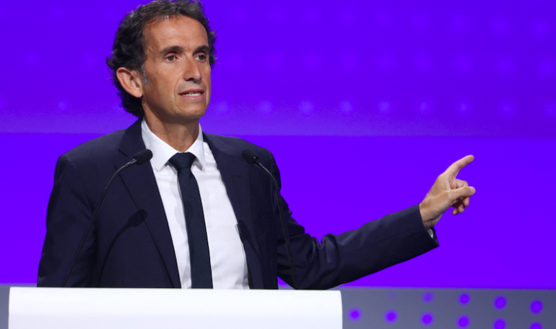 Alexandre Bompard, président-directeur général de Carrefour (©Thomas SAMSON / AFP)